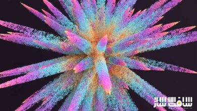 دانلود پروژه انفجار ذرات رنگی برای افترافکت