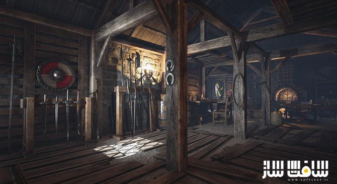 دانلود پروژه اسلحه خانه قرون وسطی برای آنریل انجین