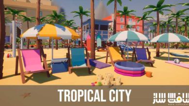 دانلود پروژه Low Poly Tropical City برای یونیتی
