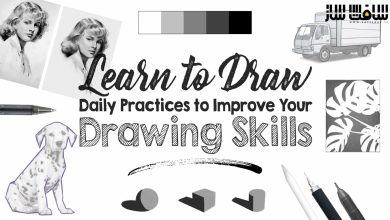 آموزش کشیدن نقاشی : تمرین روزانه برای بهبود مهارت های نقاشی