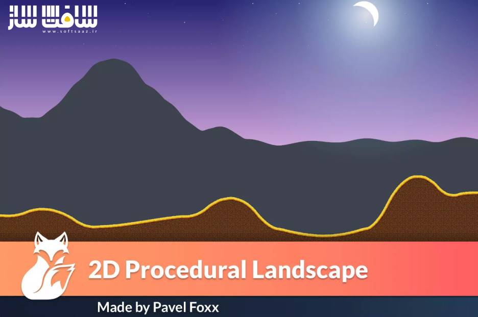 دانلود پروژه 2D Procedural Landscape برای یونیتی