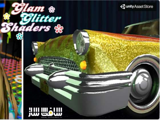 دانلود پروژه Glam Glitter Shaders برای یونیتی