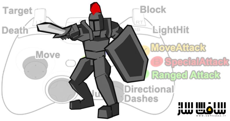 دانلود پروژه Knight Warrior Mecanim Animation Pack برای یونیتی