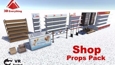 دانلود پروژه Shop Props Pack برای یونیتی
