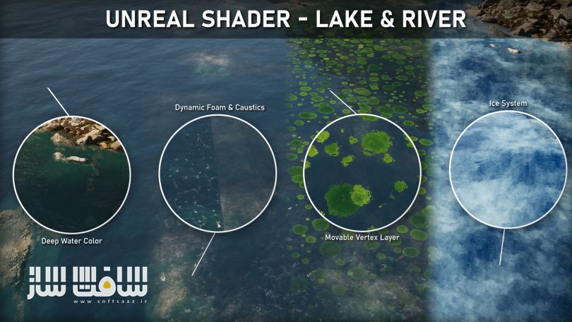 آموزش ساخت شیدر آب برای رودخانه و دریاچه در آنریل انجین Unreal Engine 5.2