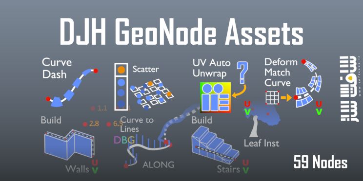 دانلود پلاگین GeoNode Assets Addon برای بلندر