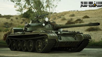 دانلود پروژه تانک جنگی T-55A روسی برای آنریل انجین
