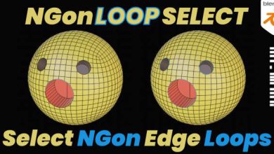 دانلود پلاگین NGon Loop Select برای بلندر