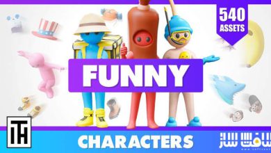 دانلود پروژه Funny Characters برای یونیتی