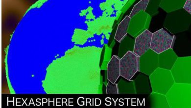 دانلود پروژه Hexasphere Grid System برای یونیتی