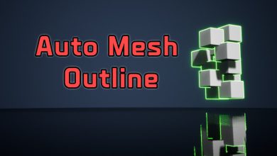 دانلود پروژه Auto Mesh Outline برای آنریل انجین