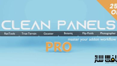 دانلود پلاگین Clean Panels Pro برای بلندر