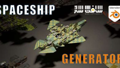 دانلود پلاگین Procedural Spaceship Generator برای بلندر