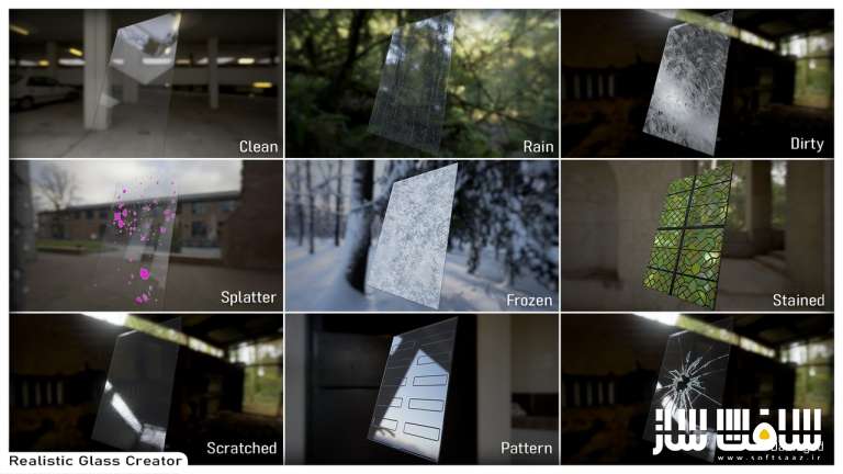 دانلود پروژه Realistic Glass Creator برای آنریل انجین