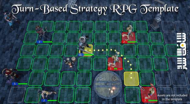 دانلود پروژه Turn-Based Strategy RPG Template برای آنریل انجین