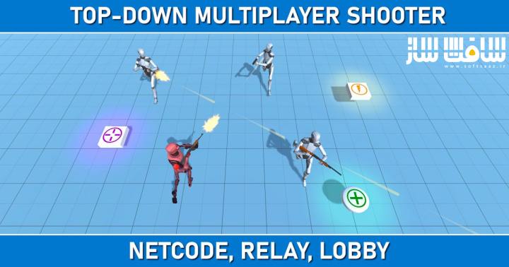 دانلود پروژه Multiplayer Top-Down Shooter Template برای یونیتی