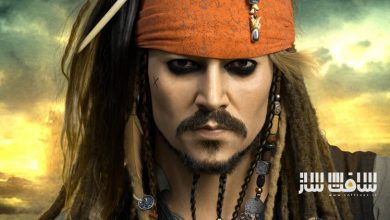 ساخت پرتره Jack Sparrow/Johnny Depp در Blender