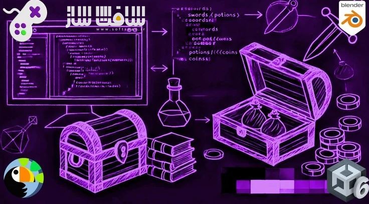 آموزش توسعه سیستم موجودی در Unity 6 و Blender