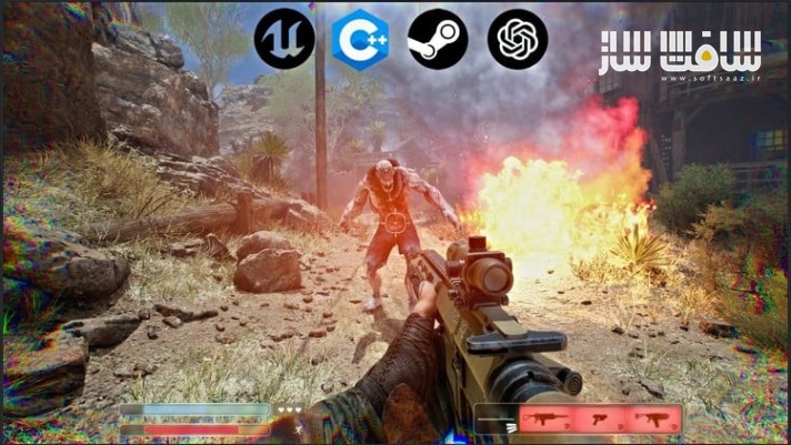 ساخت بازی با Unreal Engine 5 و زبان C++ و ابزارهای AI از ایده تا انتشار در Steam