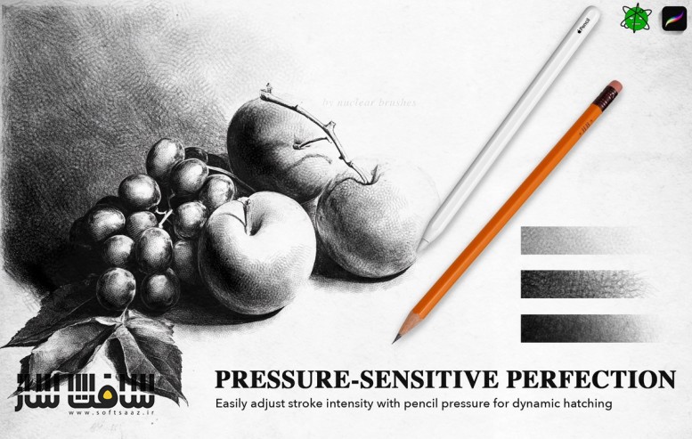 براشهای هاشور و سایهزنی برای Procreate