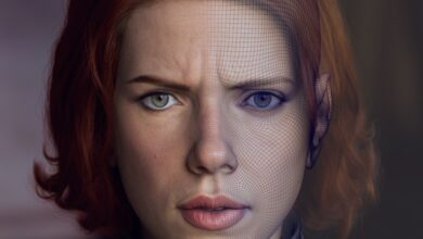 آموزش ساخت پرتره Black Widow