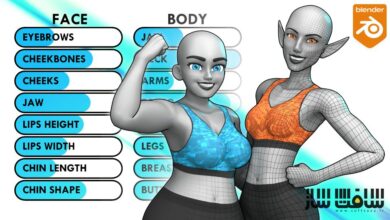 دانلود بیس مش Customisable Female