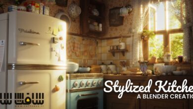 راهنمای کامل خلق صحنه آشپزخانه سهبعدی در Blender