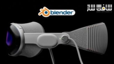 مسترکلاس ساخت Apple Vision Pro در Blender