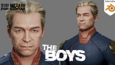 مدلسازی کامل کاراکتر Homelander در Blender