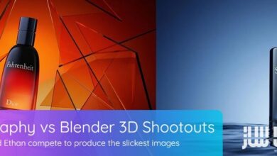 عکاسی در برابر شبیهسازی سهبعدی در Blender