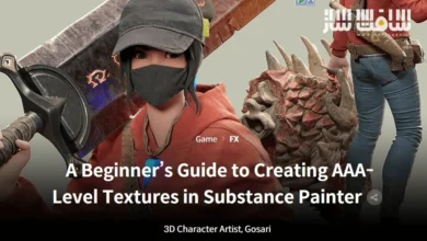 آموزش مبتدی تا حرفه‌ای ساخت تکسچرهای AAA در Substance Painter