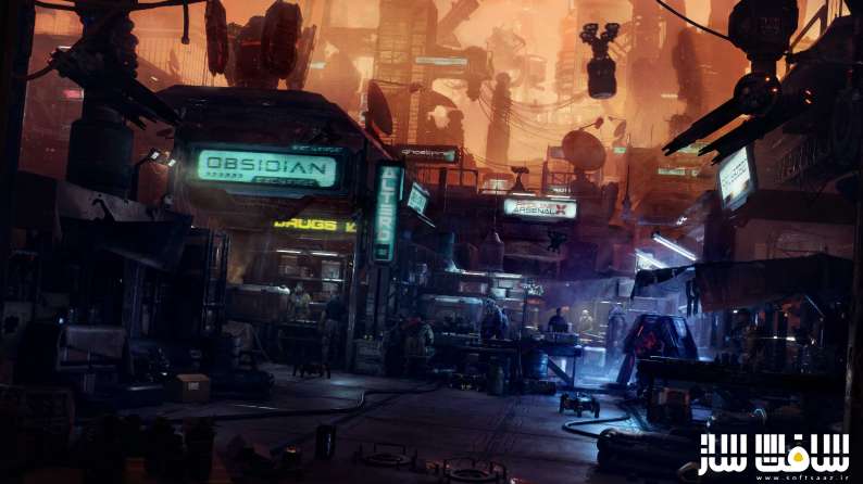 دانلود مدل سه بعدی بازار سیاه از Kitbash3D