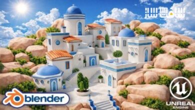 بلندر به آنریل انجین 5 : ساخت محیط یونانی استایلایزد