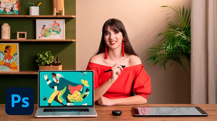 آموزش تصویرسازی شخصیتهای زن استایلدار در Photoshop