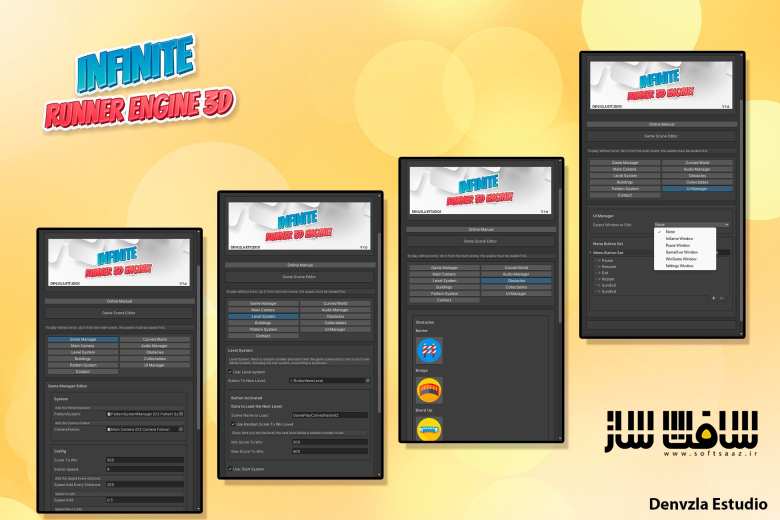دانلود پروژه Infinite Runner Engine 3D برای یونیتی