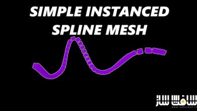 دانلود پروژه Simple Instanced Spline Mesh برای آنریل انجین