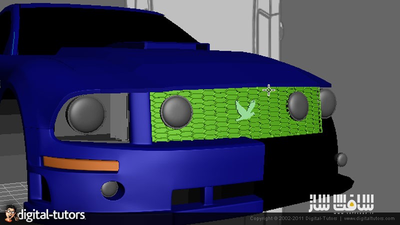 مدلسازی کامل خودرو در تری دی مکس