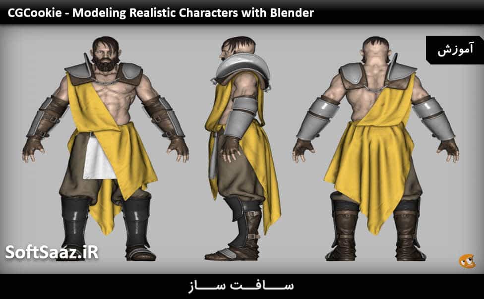 آموزش مدلینگ واقعی کاراکتر در Blender