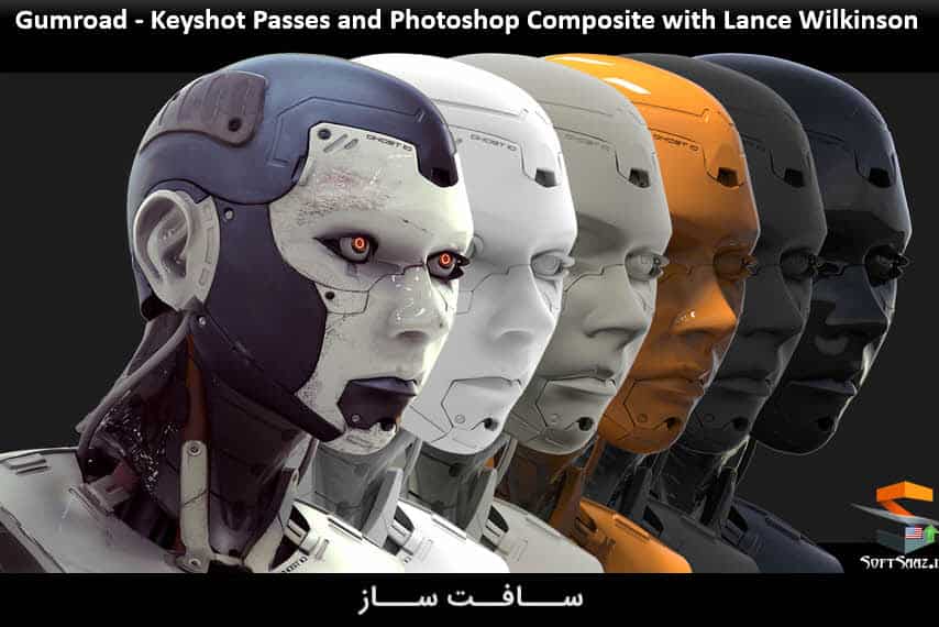 آموزش کامپوزیت رندر پس های Keyshot در Photoshop 