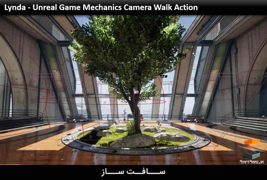 آموزش شبیه سازی حرکت پیاده روی دوربین در Unreal Engine